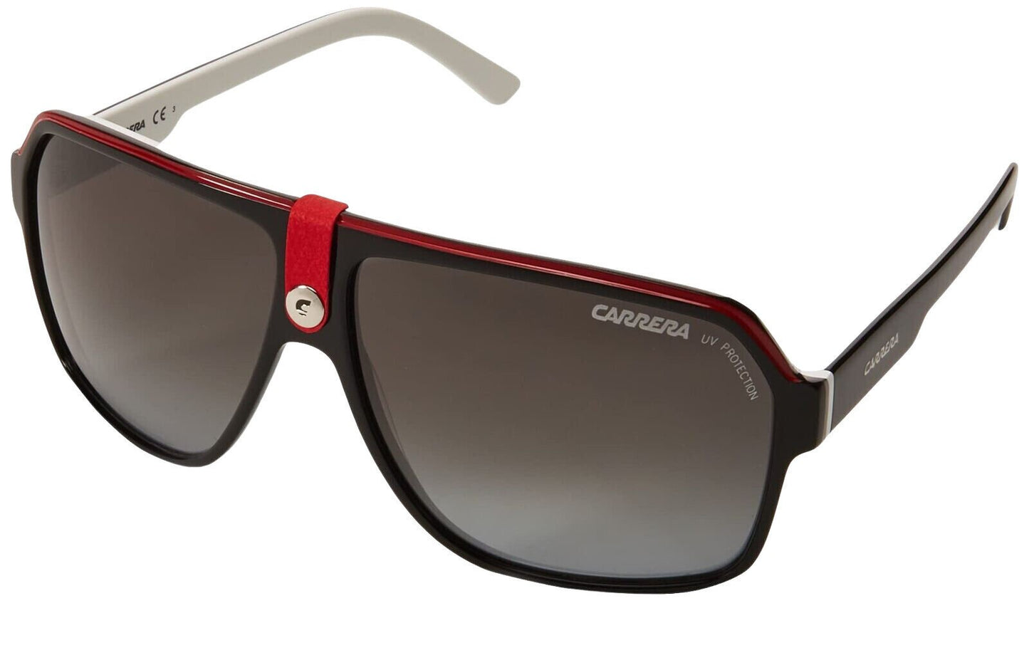 Carrera unisex adult Carrera 33/S Sunglasses, Black Crystal White/Gray Gradie...