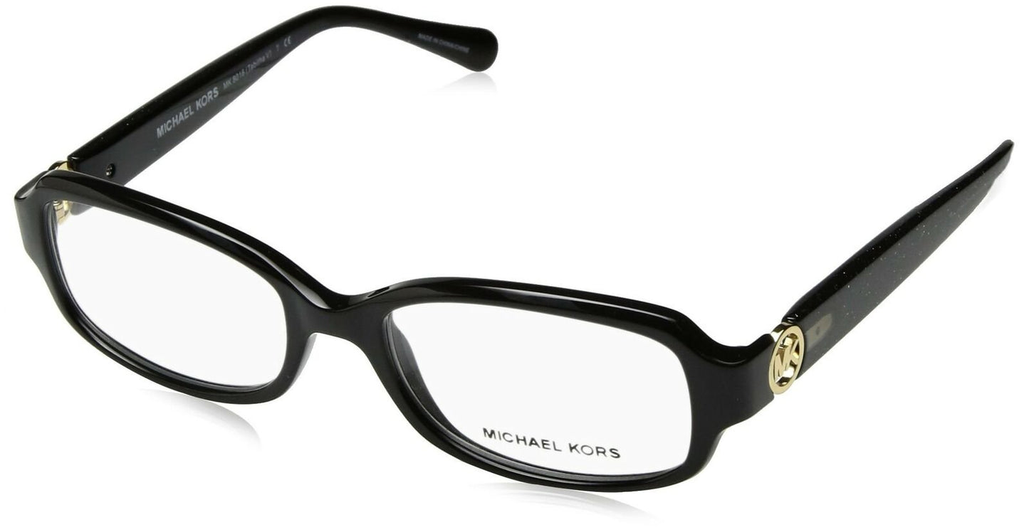 Michael Kors TABITHA V MK8016 Eyeglass Frames 3099-52 - Black/black Glitter
