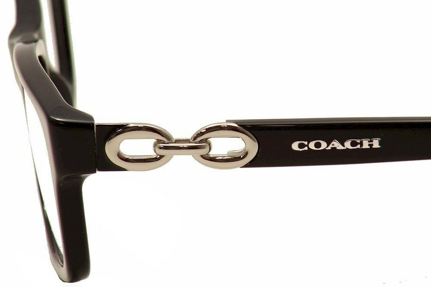 Coach Women's HC6052 Eyeglasses Black/Black White Sig C 54mm