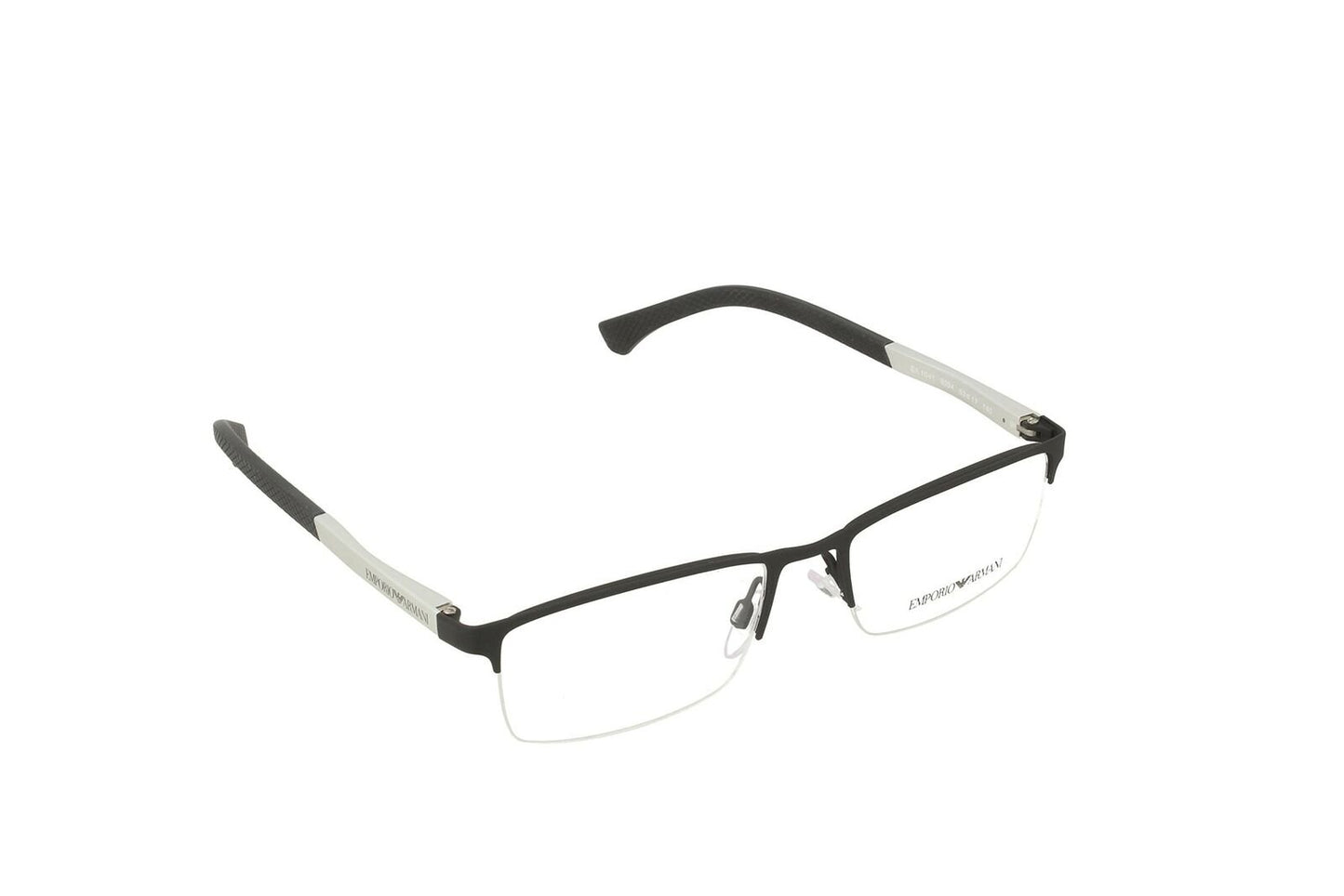 Emporio Armani EA1041 Eyeglass Frames 3094-53 - Black Rubber EA1041-3094-53