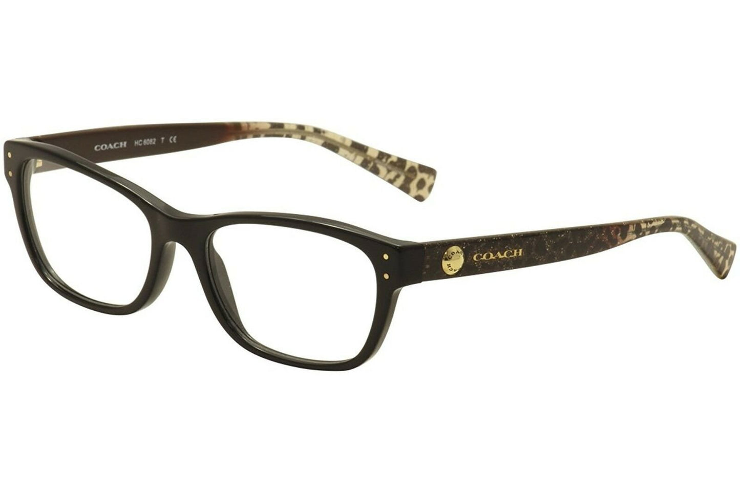 Coach Women's HC6082 Women's Eyeglasses Black/Gold 53mm