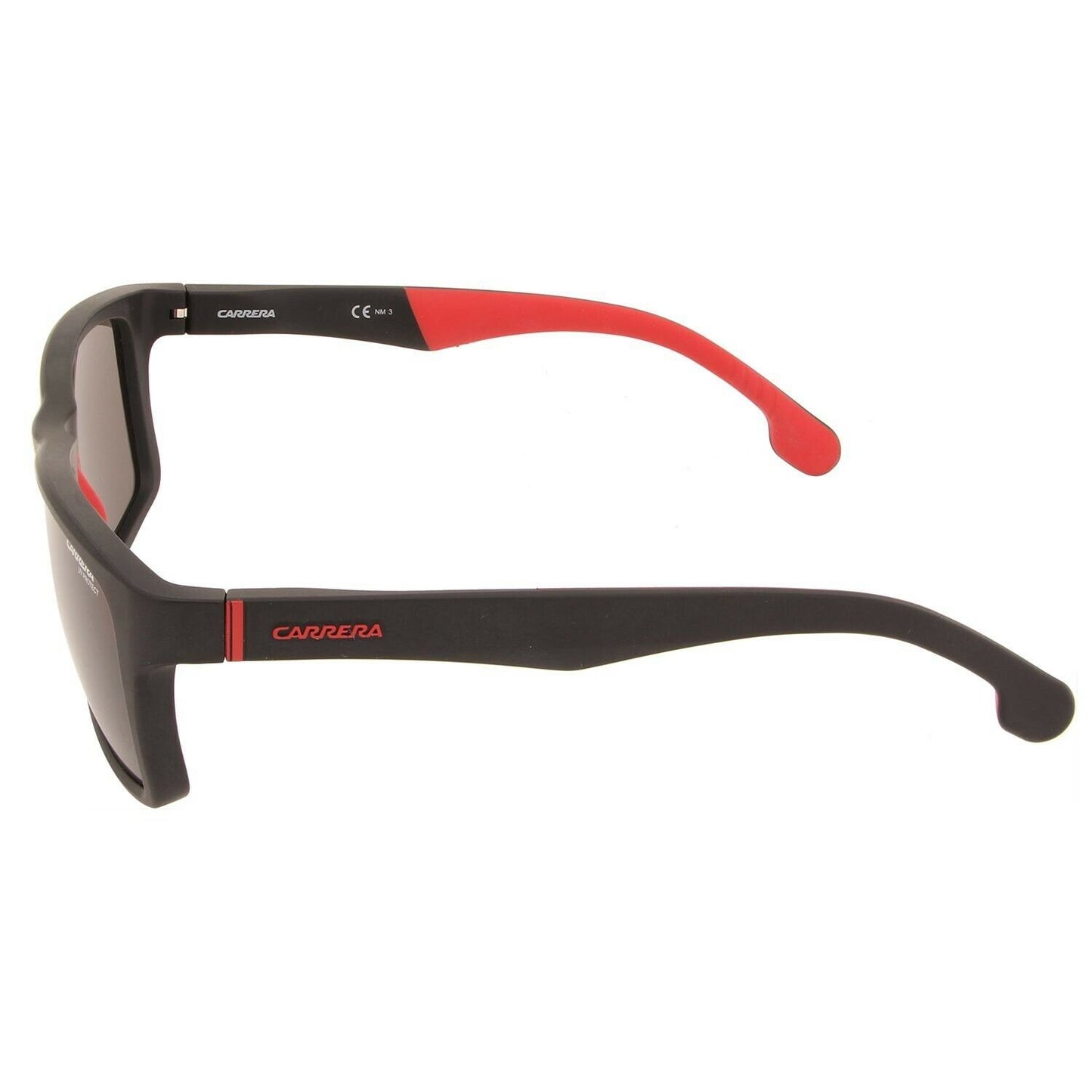 Carrera Men's CA8024/S Rectangular Sunglasses, Matte Black/Grey Blue, 57 mm