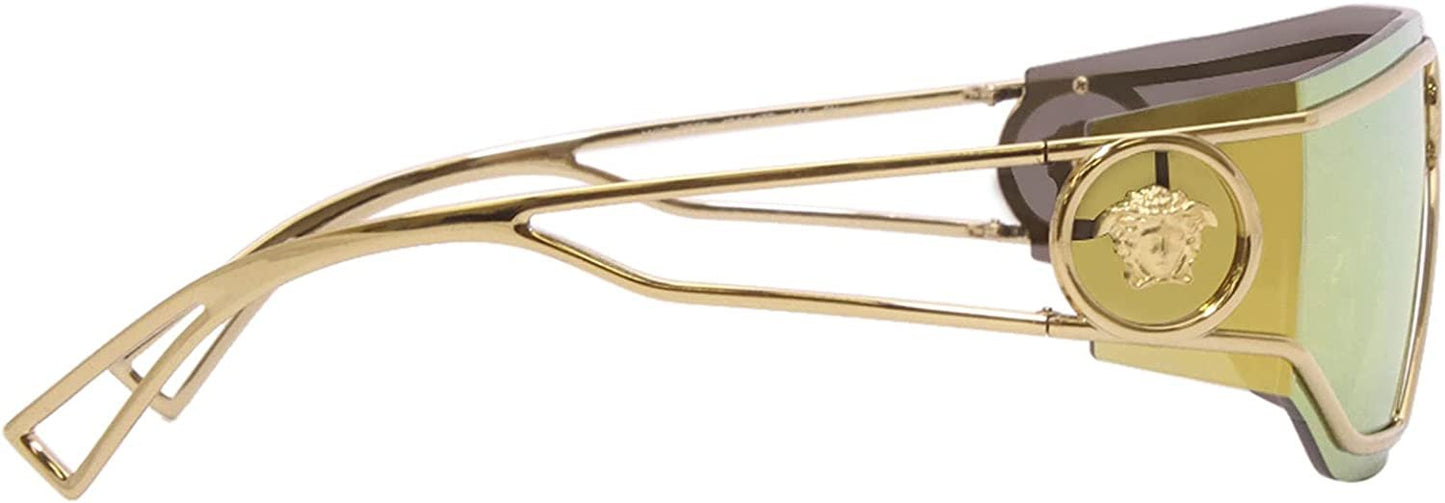 Versace VE2226 Gold/Brown/Gold Mirrored Sunglasses