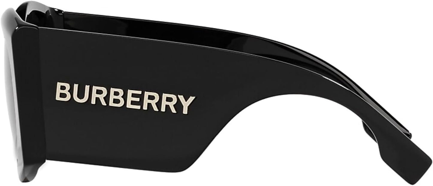 BURBERRY Women's BE4388U Madeline Sunglasses, Black/Grey Gradient,