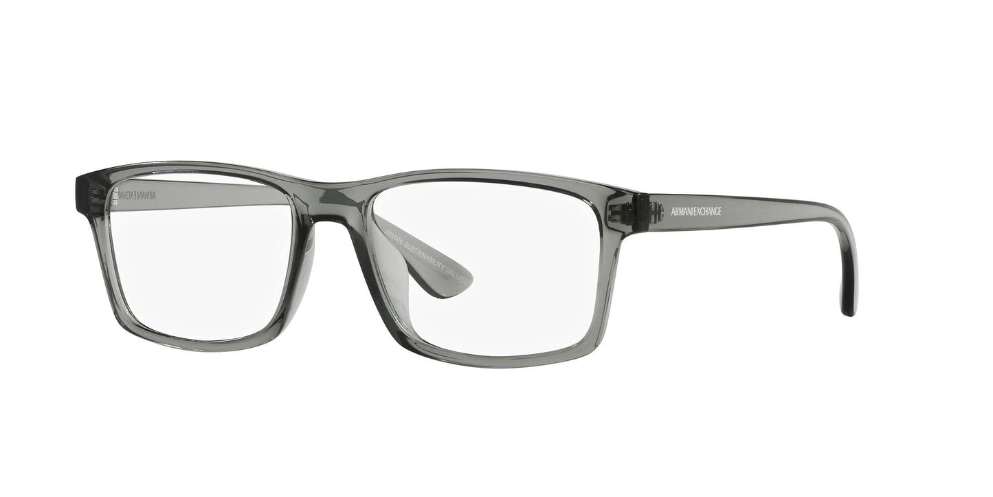 Armani Exchange Men's Ax3083u 8239 54mm Universal Fit Rectangular Eyewear Frames