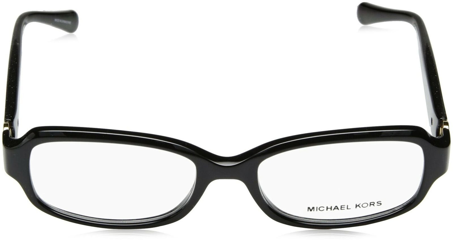 Michael Kors TABITHA V MK8016 Eyeglass Frames 3099-52 - Black/black Glitter