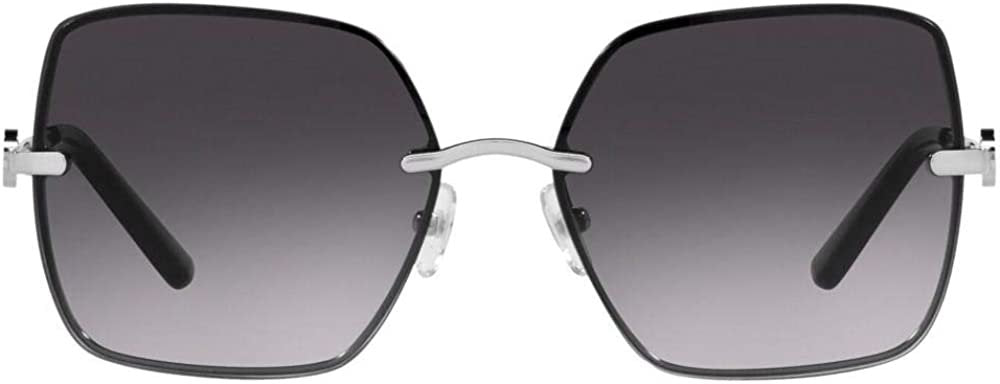 Tory Burch TY6080 31618G Women's Sunglasses Silver/Light Grey Gradient 58