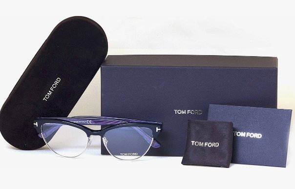 Tom Ford FT5282 Eyeglasses Color 048 (Shiny Dark Brown) 52mm