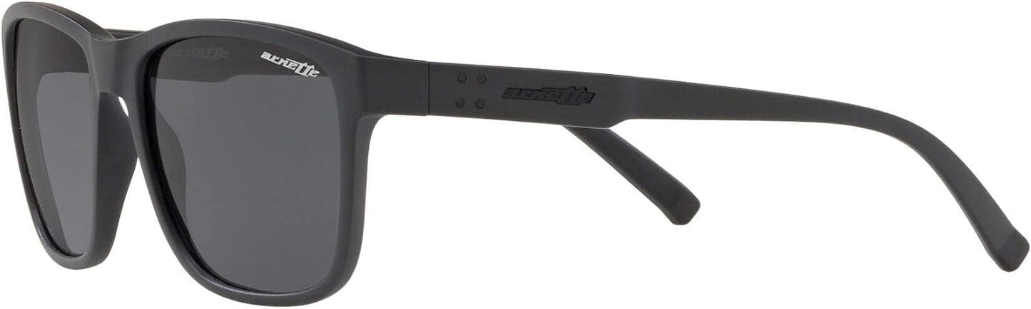 ARNETTE Men's AN4255 01/87 56mm Shoredick Rectangular Sunglasses