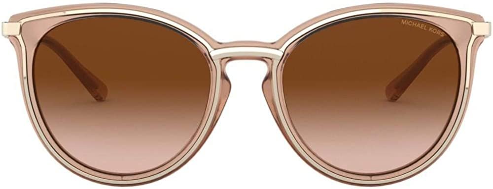 Michael Kors 0MK1077 101413 54mm Brisbane Transparent Brown Sunglasses