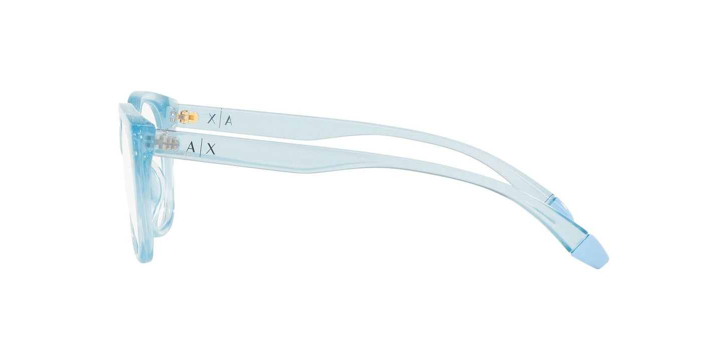 Armani Exchange Women's AX3099U 8340 53mm Universal Fit Square Eyewear Frames