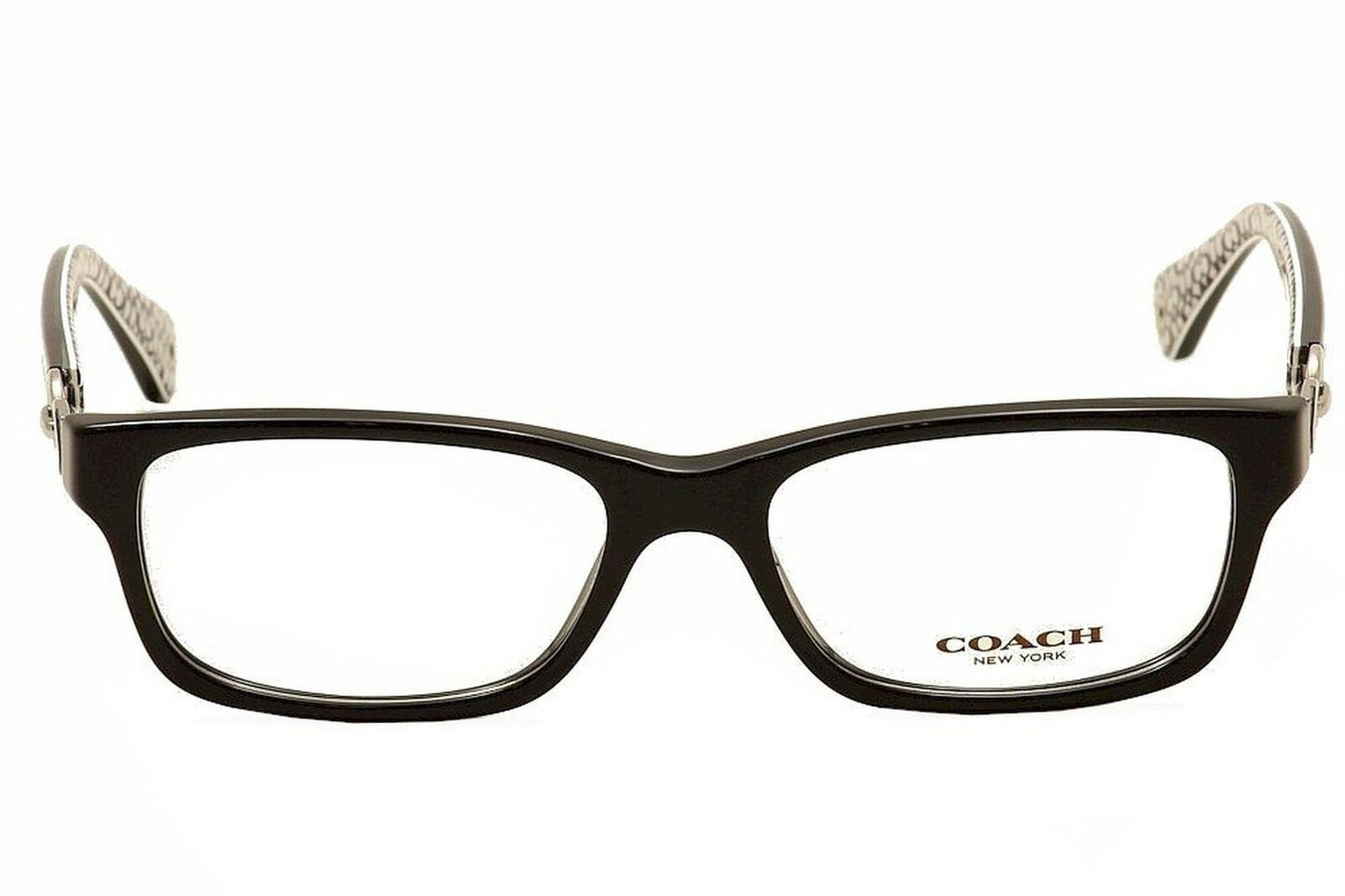 Coach Women's HC6052 Eyeglasses Black/Black White Sig C 54mm