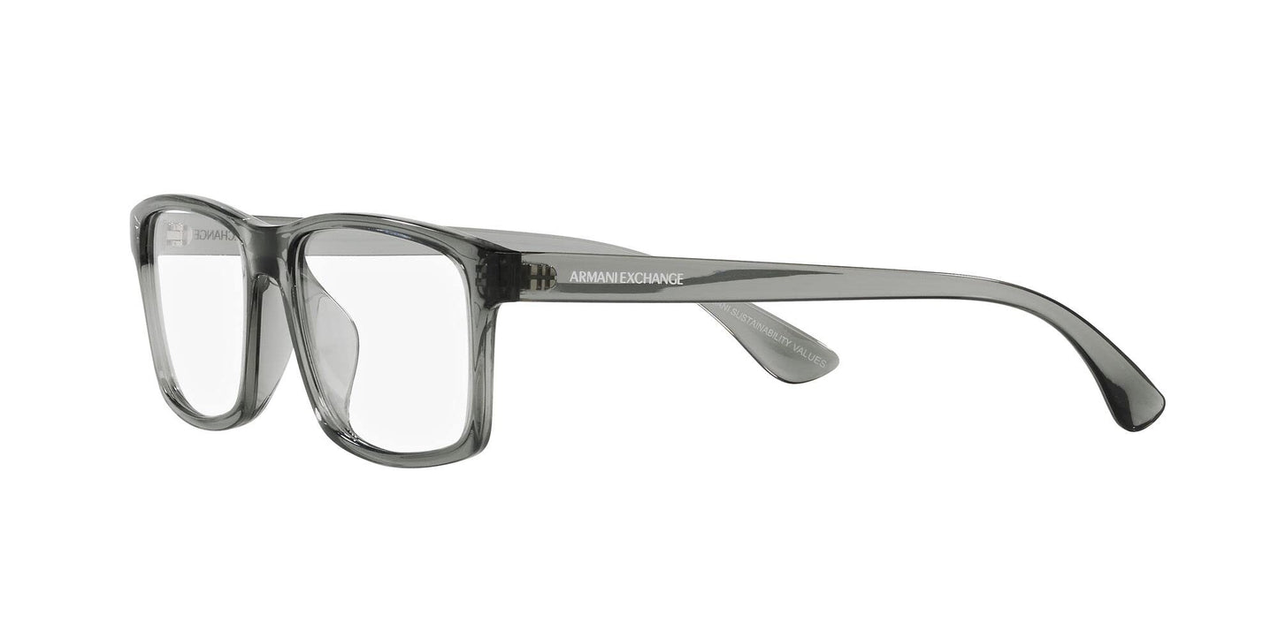 Armani Exchange Men's Ax3083u 8239 54mm Universal Fit Rectangular Eyewear Frames