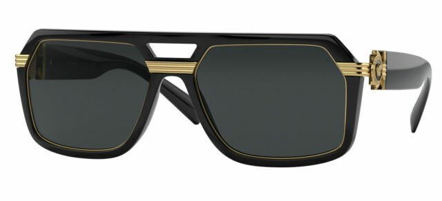 Versace VE4399 Black/Dark Grey Sunglasses