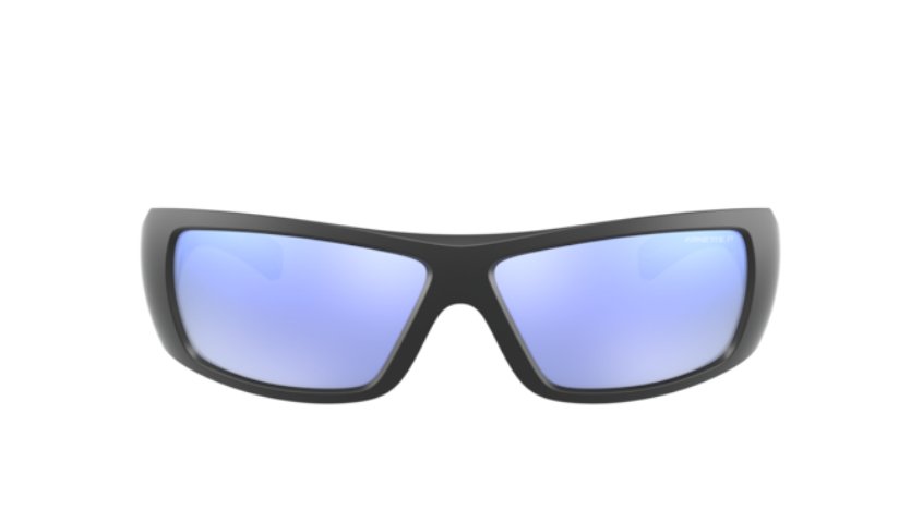 ARNETTE men's An4286 270822 Sunglasses, Matte Black/Grey Mirror Water Polarized, 62mm