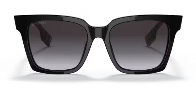BURBERRY BE4335 39298G 53mm Maple Black Sunglasses