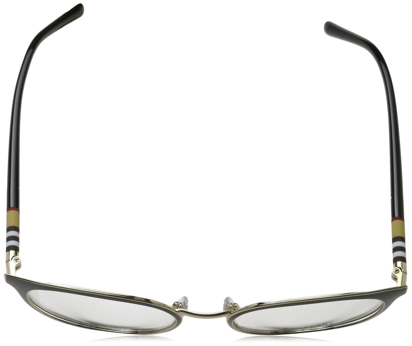Burberry Women's BE1324 Eyeglasses, Black/Light Gold, 52/19/140