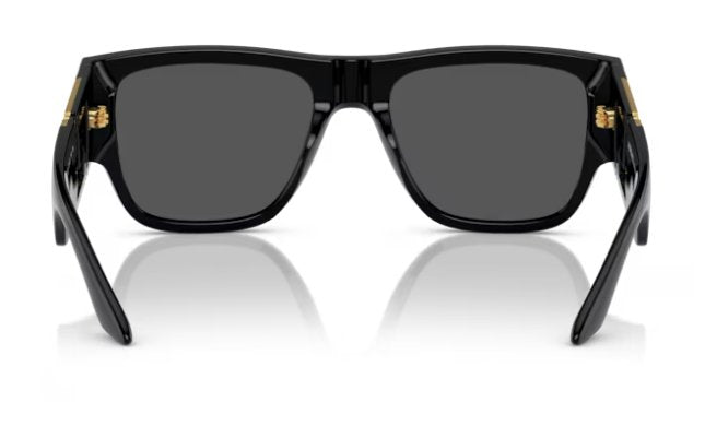 Versace VE4403 GB1/87 Black Sunglasses Frame/Dark Grey Lens