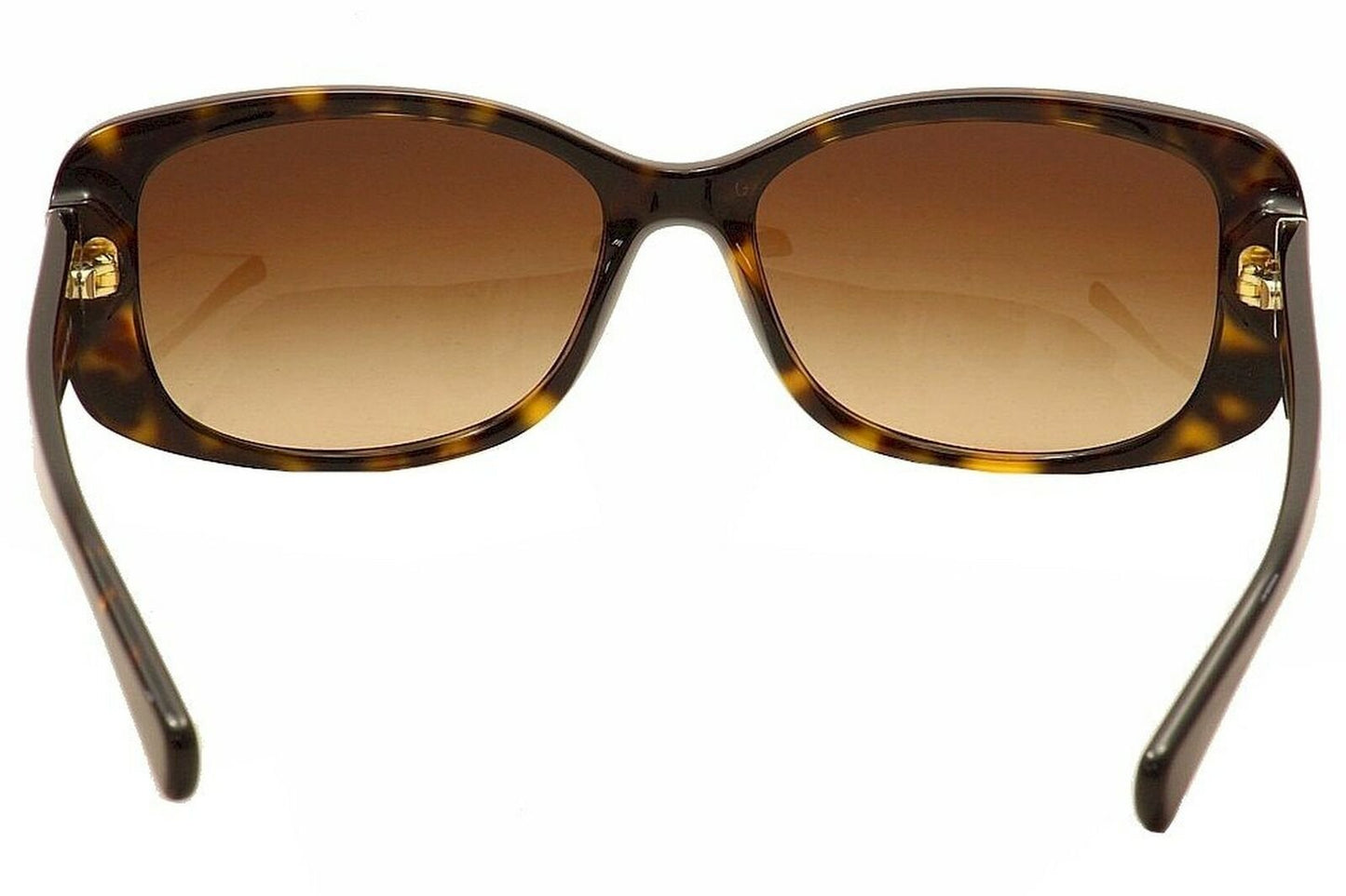 Coach Women's HC8168 Sunglasses Dark Tortoise/Brown Gradient 56mm