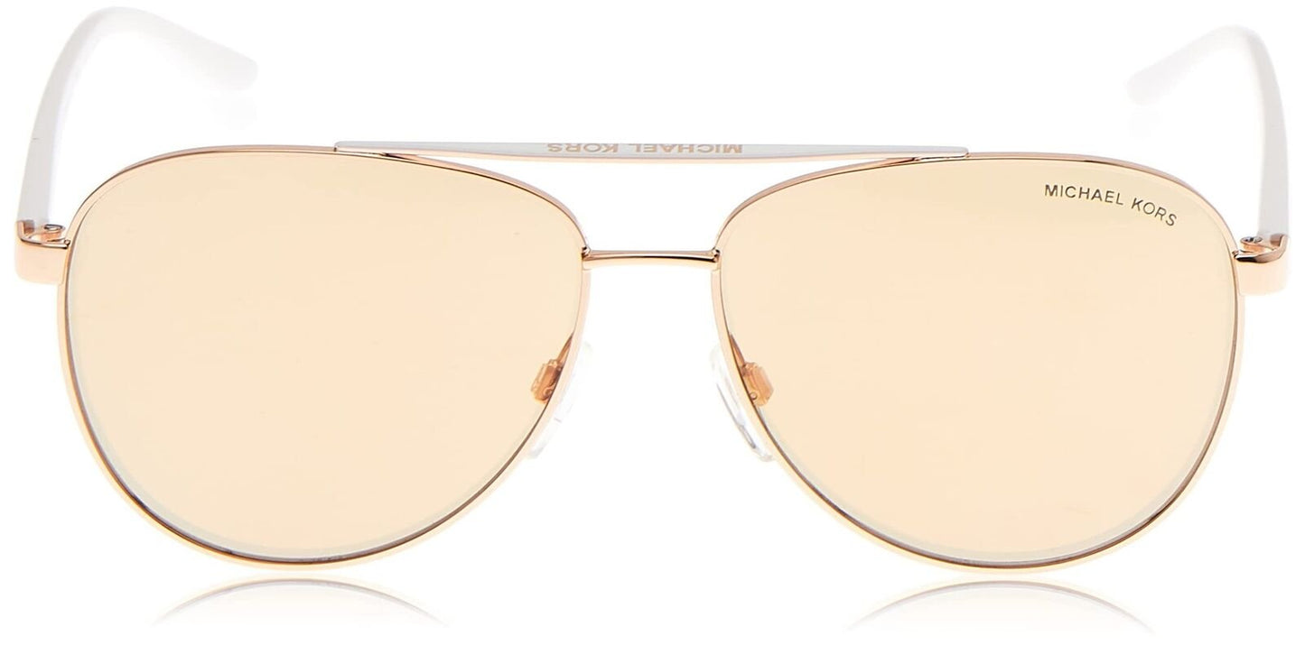 Michael Kors MK5007 1080R1 Rose Gold Hvar Pilot Sunglasses Lens Category 2 Lens