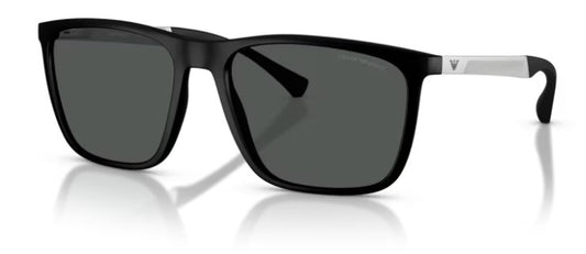 Emporio Armani Men's EA4150 5063/87 59mm Rectangular Sunglasses