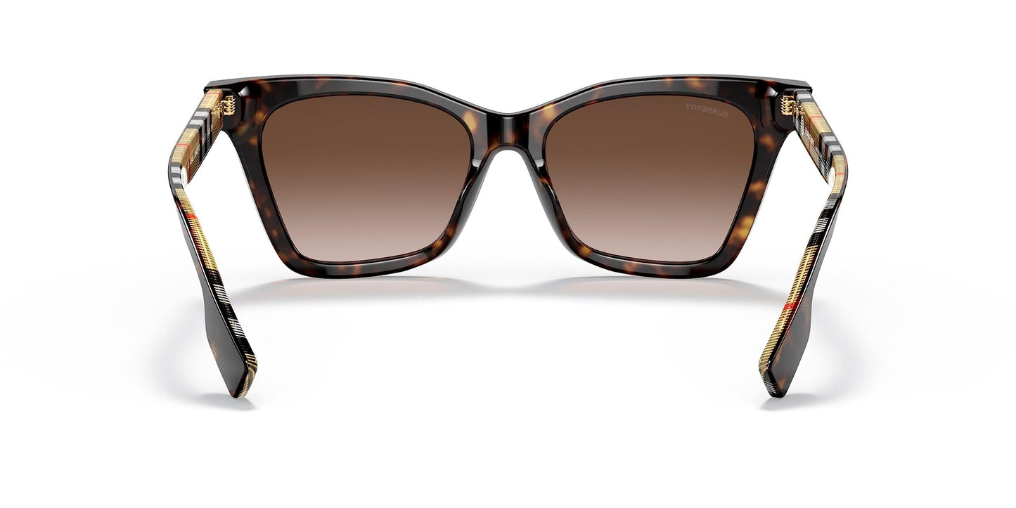 BURBERRY BE4346 394313 53mm Dark Havana Sunglasses