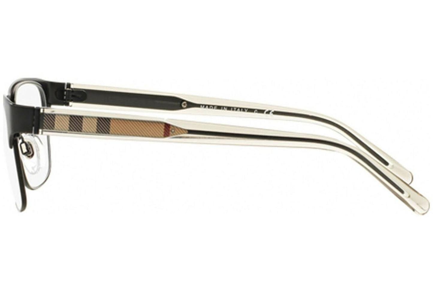 Burberry matte black Men Eyeglasses 0BE1289 1007 55