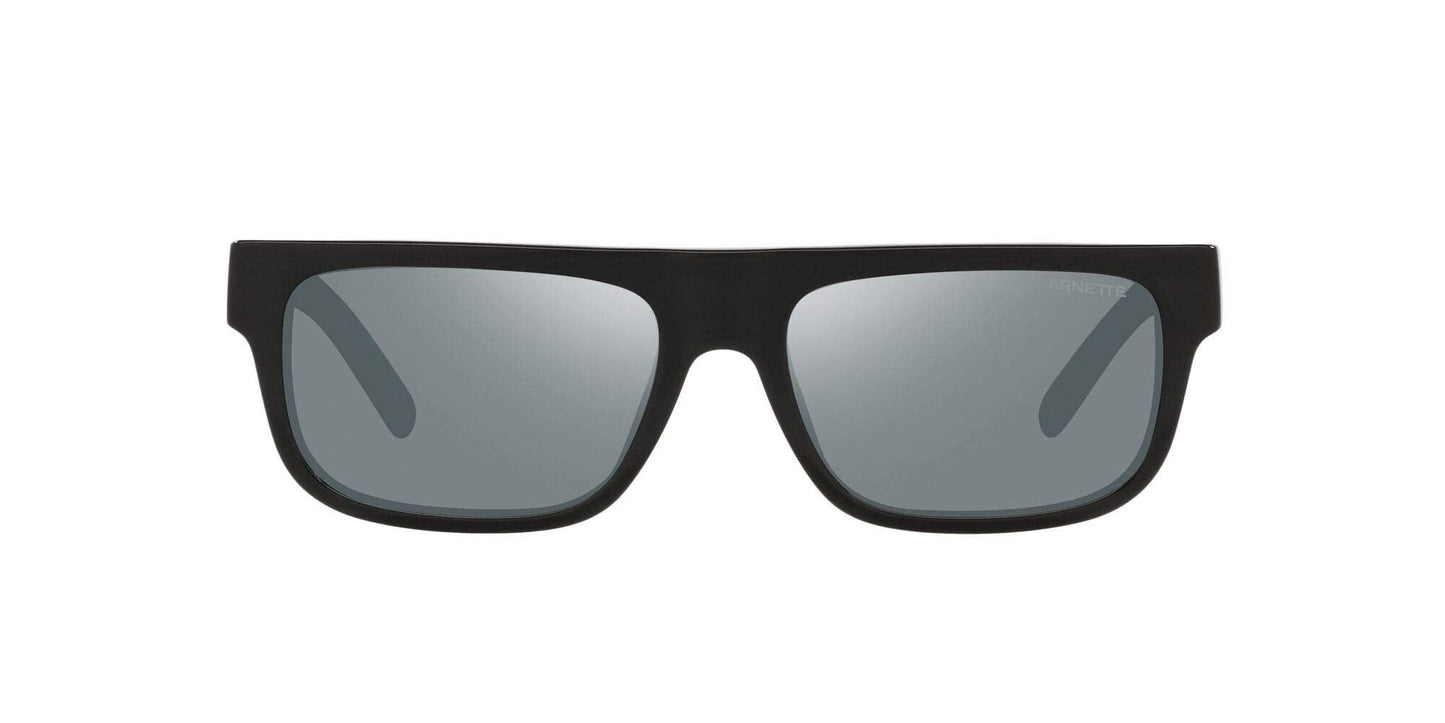 ARNETTE 0AN4278 12006G 55mm Man Sunglasses Black Frame, Grey Mirror Black Lenses