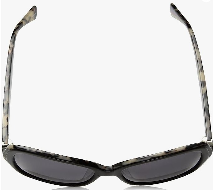 kate spade new york Women's Karalyn/S Square Black Havana Polarized Sunglasses