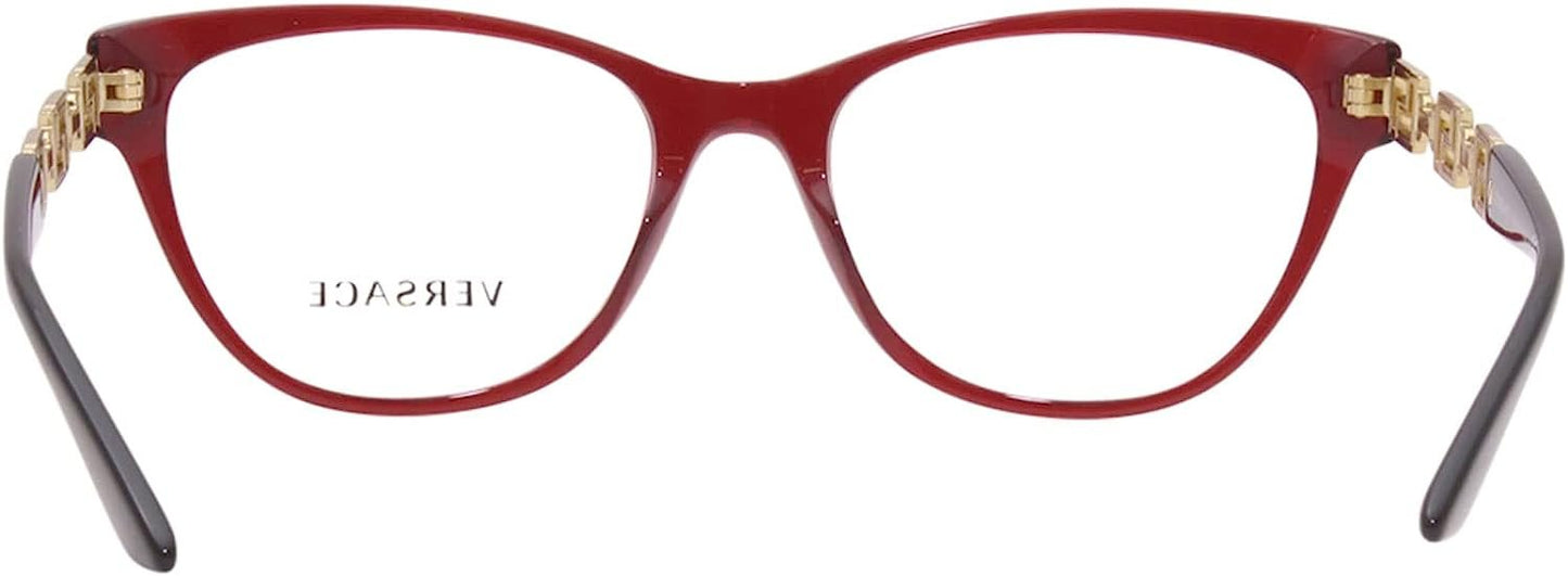 Versace VE 3292 388 54mm Bordeaux Transparent Eyeglasses