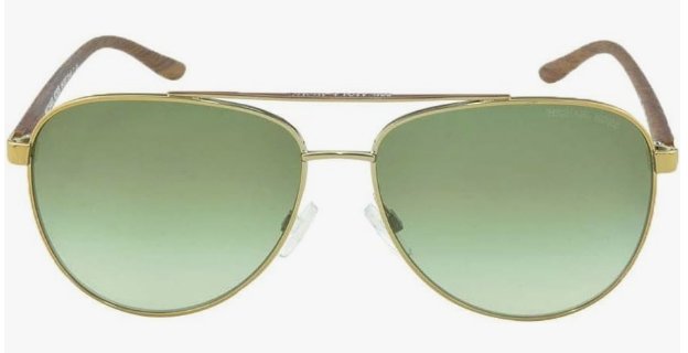 Michael Kors Hvar 0MK5007 10432L 59/14/135 Women's Gold Wood Sunglasses
