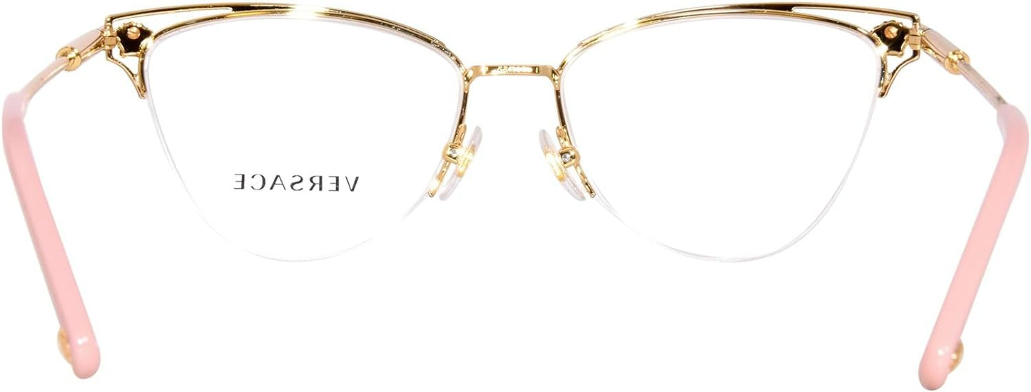 Versace Eyeglasses VE1280 1481 53mm Gold Pink