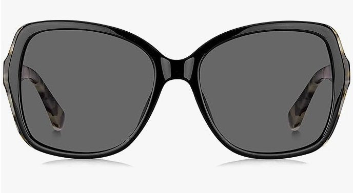 kate spade new york Women's Karalyn/S Square Black Havana Polarized Sunglasses
