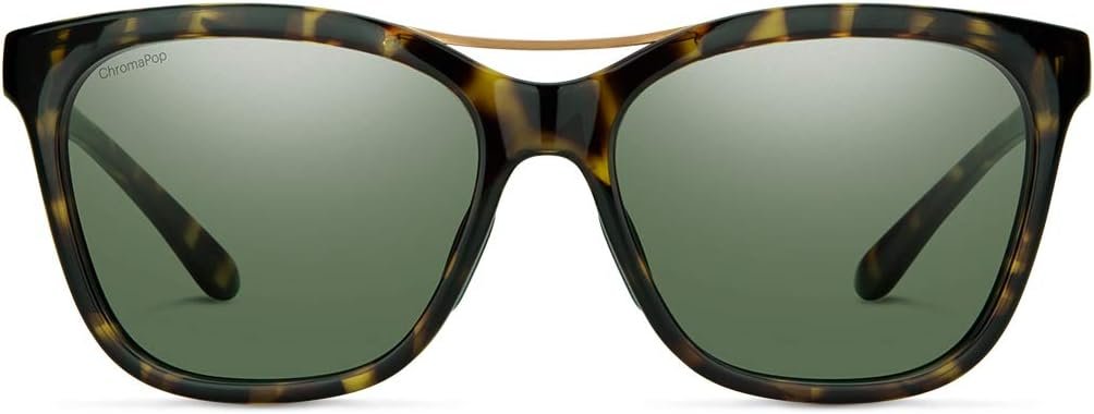 Smith Cavalier Vintage Tortoise ChromaPop Grey Green Sunglasses
