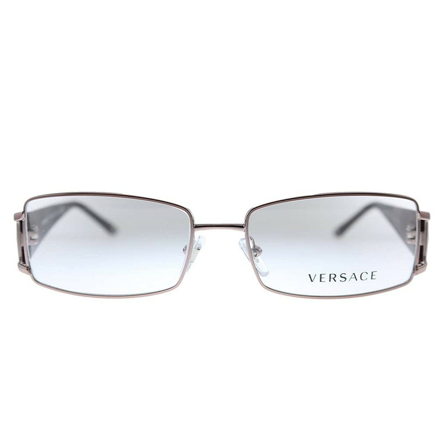 Versace VE 1163B 1333 Pink Gold Metal Rectangle Eyeglasses 52mm