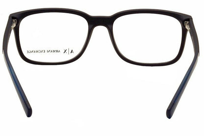 0A|X Armani Exchange AX3029 Eyeglass Frames 8183-54 - Matte Blue