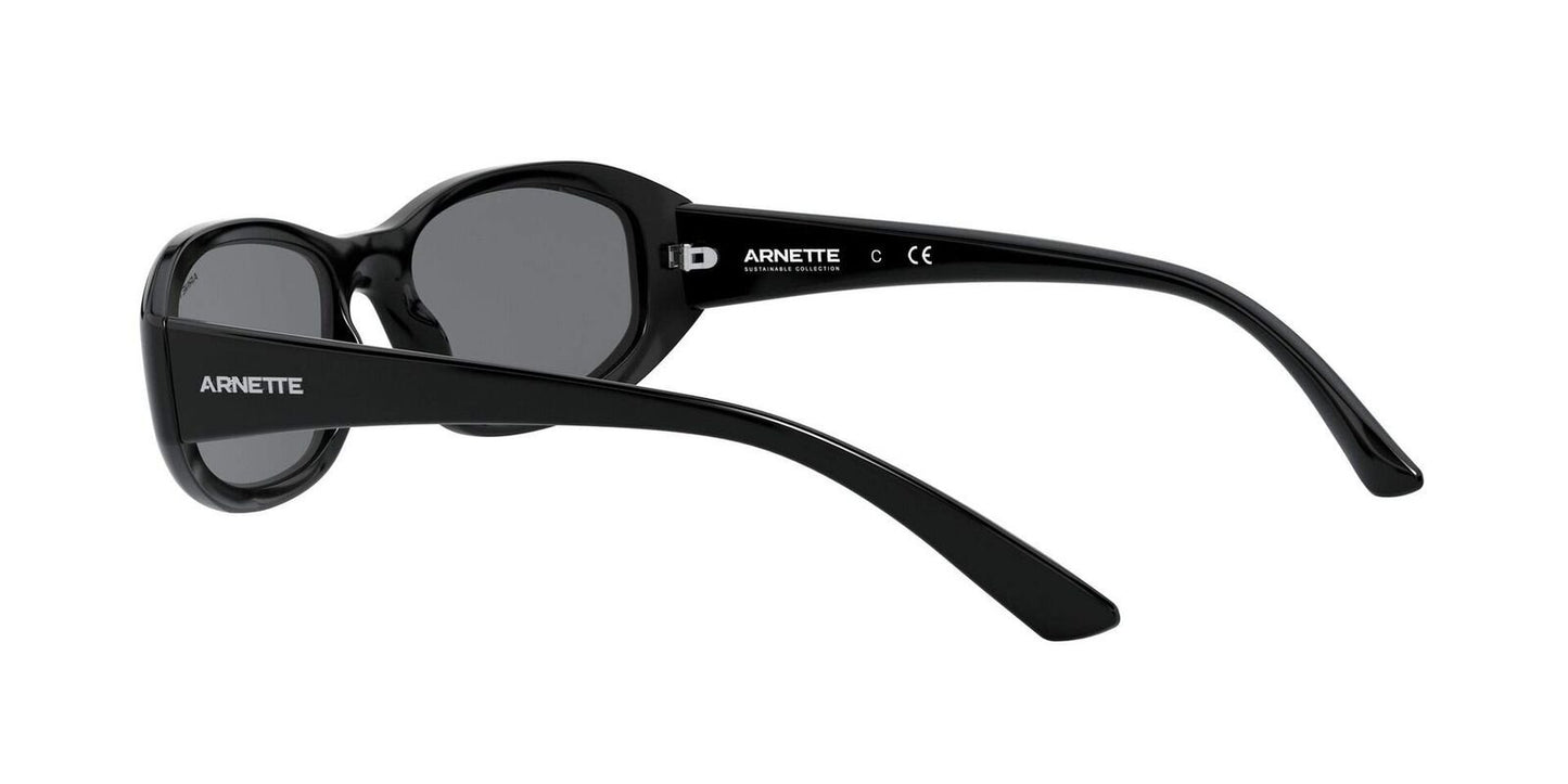 ARNETTE Men's AN4266 Lizard Oval Sunglasses, Black/Grey, 54 mm