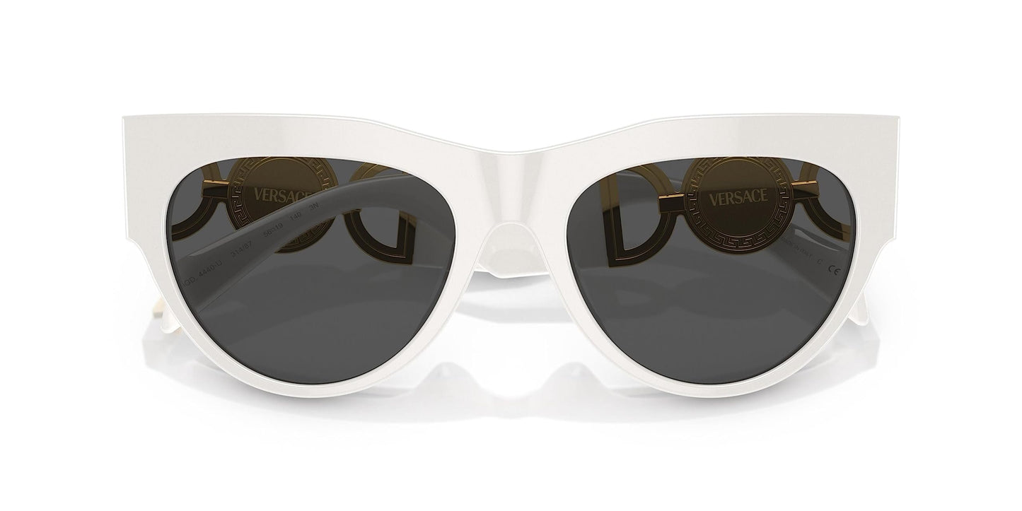 Versace VE4440U 314/87 56mm White Cat Eye Ladies Sunglasses