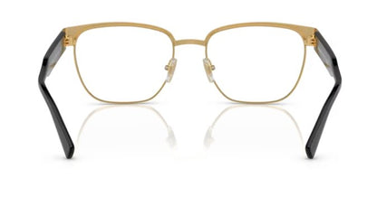 Versace VE1264 1436 Matte Black Gold Metal Men's Eyeglasses 54mm