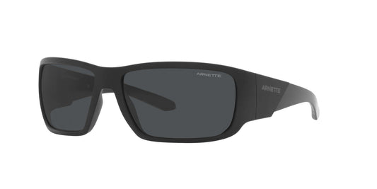 ARNETTE 0AN4297 275887 64MM Man Sunglasses Matte Black Frame, Dark Grey Lenses, 64MM