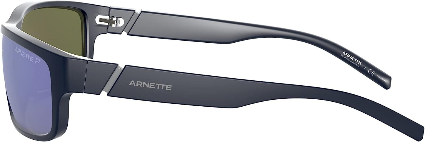 ARNETTE Men's AN4271 258722 63mm Zoro Rectangular Sunglasses