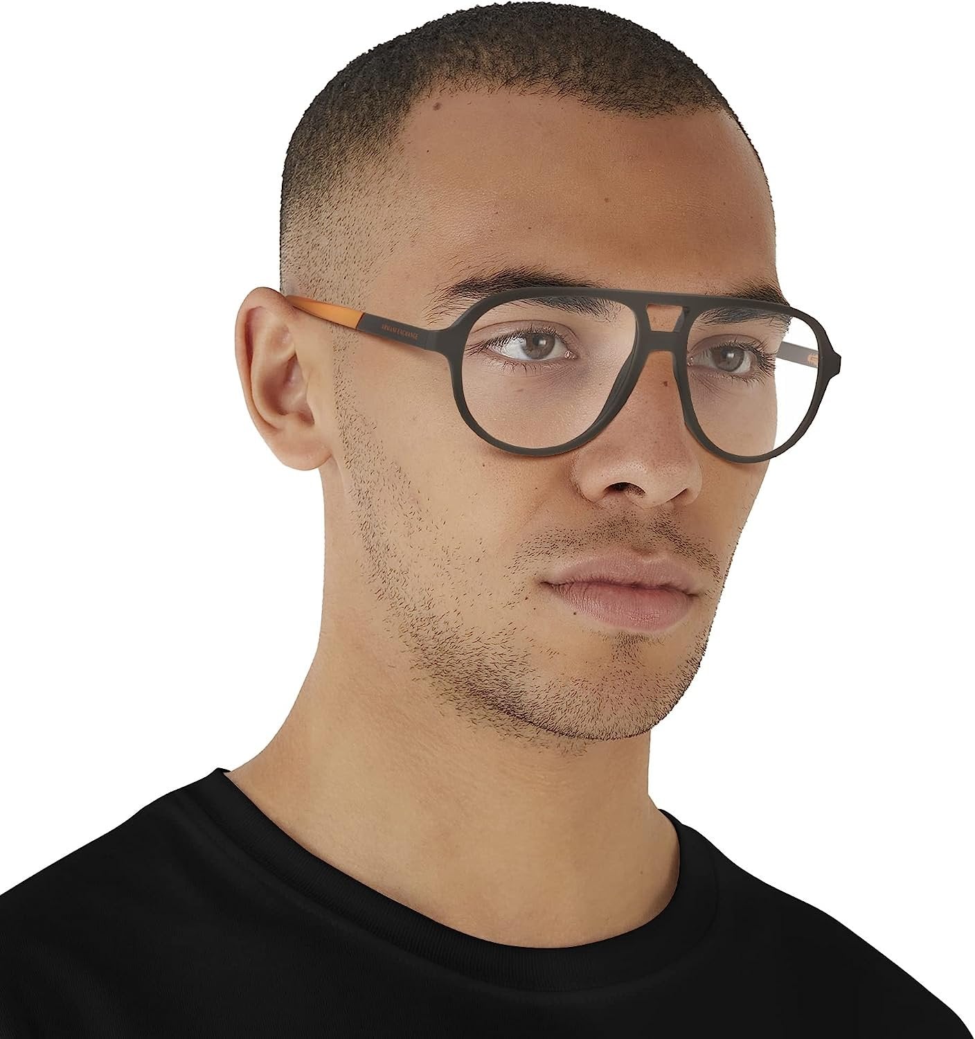 A|X ARMANI EXCHANGE Men's Ax3090 8041 55mm Round Eyewear Frames