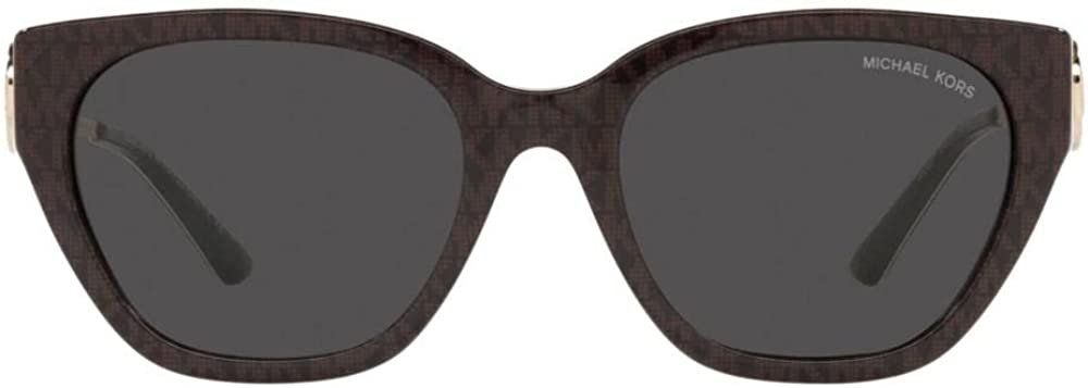 Michael Kors Lake Como MK 2154 370687 Brown Signature Plastic Square Sunglasses