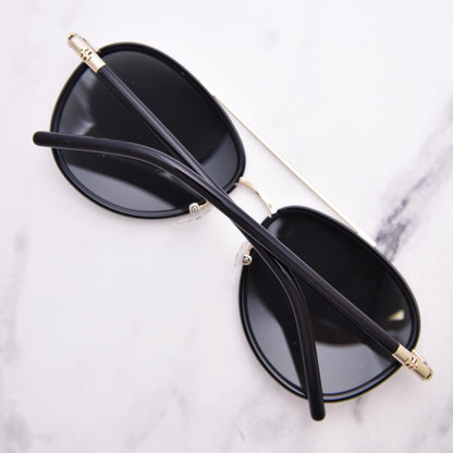Tory Burch TY6089 33056V 57mm Black Mirrored Sunglasses