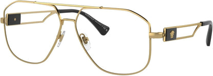 Versace VE1287-1002 Eyeglass Frame GOLD w/DEMO LENS 59mm