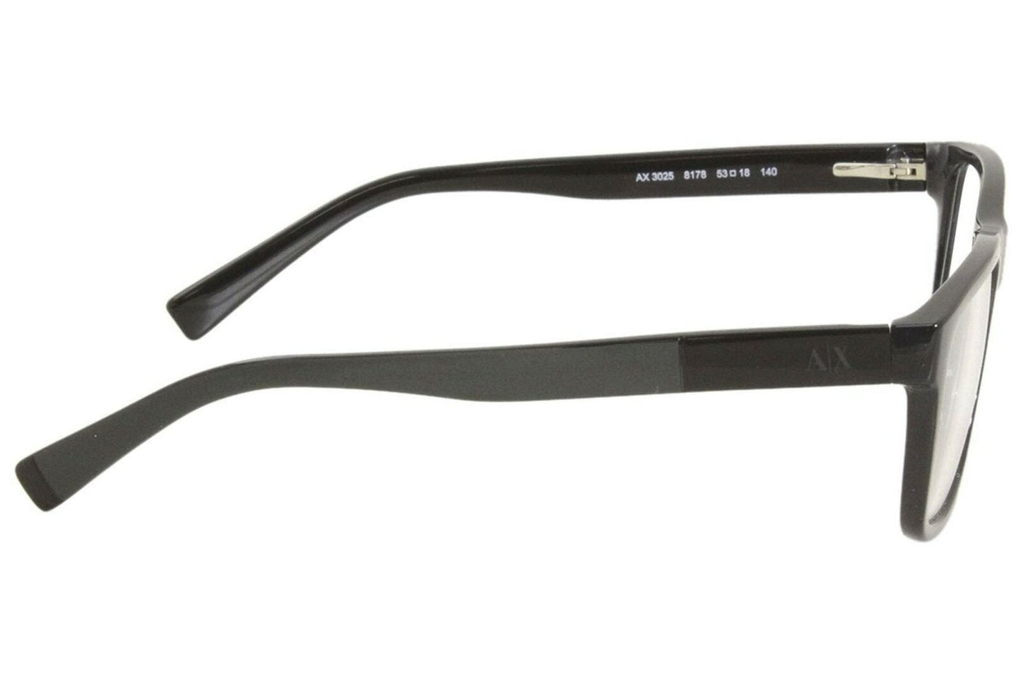 A|X Armani Exchange AX3025 Eyeglass Frames 8178-53 - Black