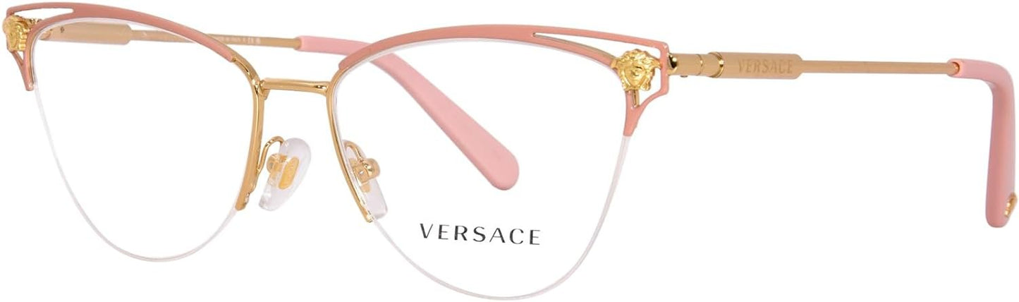 Versace Eyeglasses VE1280 1481 53mm Gold Pink