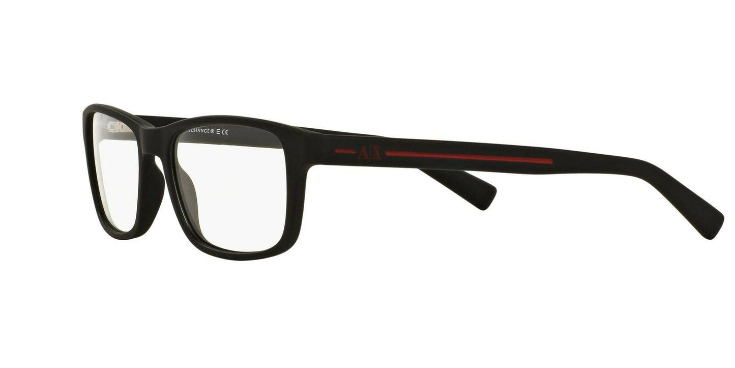 A|X Armani Exchange Men's AX3021 Rectangular Eyeglass Frames,