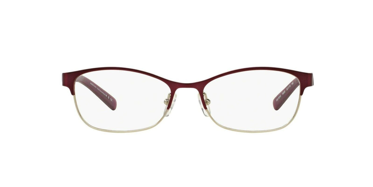 AX Armani Exchange womens Ax1010 Eyewear Frames, Purple/Red 53mm