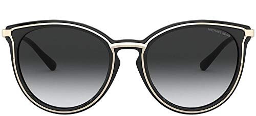 Michael Kors sunglasses for womens 54 mm Brisbane Light Gold/Black/Dark Grey Gradient One Size